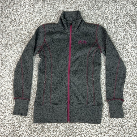 KUIU Jackets & Blazers - KUIU Jacket Womens XS Gray Base Camp Sweater Fleece Full Zip Thumbholes Hunting